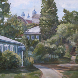 Этюд. Масло