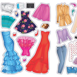 Одежда для бумажной куклы