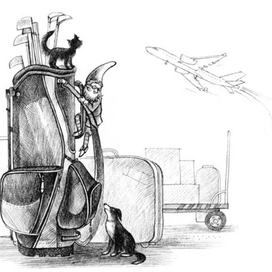 В путь (Иллюстрация к сказке)