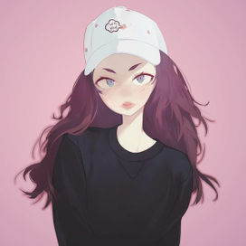 Девушка в кепке