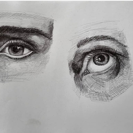 Быстрый эскиз глаз