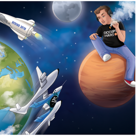 Илон и косячок