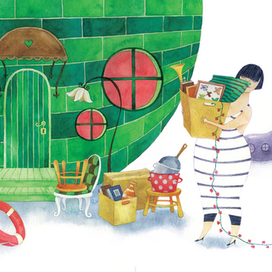 Женщина в арбузе