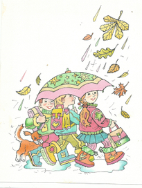 "Под зонтиком", стихи 