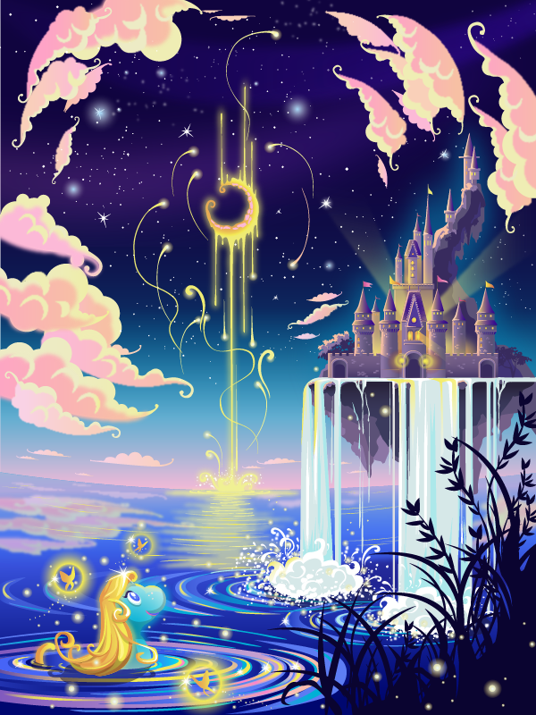 Единорог в волшебном измерении 