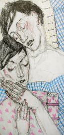 Рубашка в голубую клетку