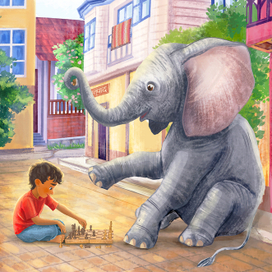 Мальчик и Слон