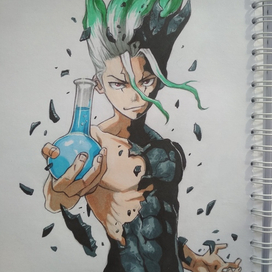 Dr. Stone markers art