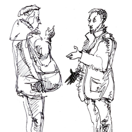 Наброски. Разговор.