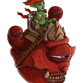 Троллиха  на  злобоглазе