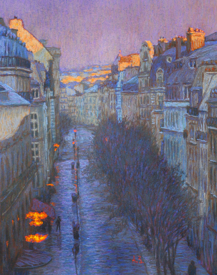 Улица Монмартр. Париж