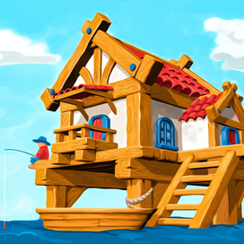 Концепт Арт для мобильной игры 