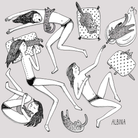 сон с кошкой