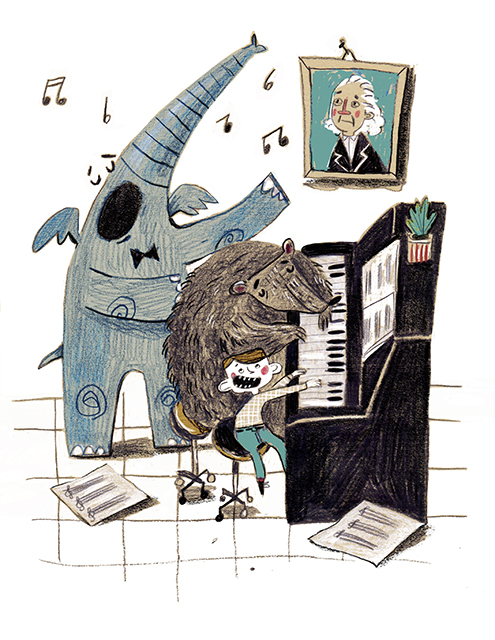 Иллюстрация к книге "Чокнутый этикет"