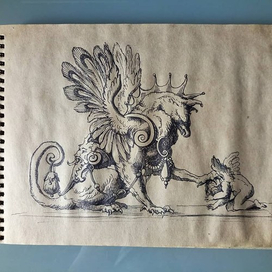 Графическая зарисовка "Бесконечность и любовь"