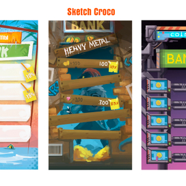 Скетчи для PUSHIN GAMES