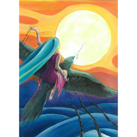 Иллюстрация для сборника стихов А.Чеховой