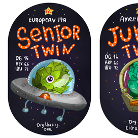 Senior and Junior Twins