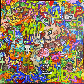 иллюстрация маркерами