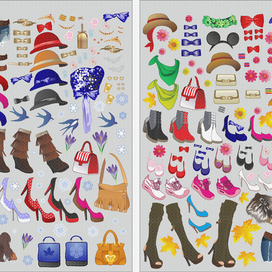 наклейки для скетчбука