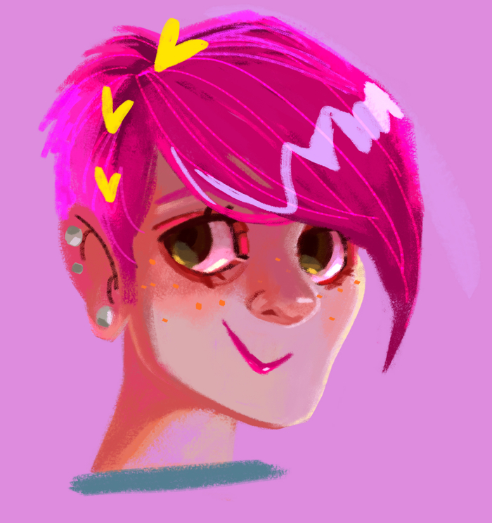 портрет однокурсницы