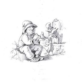 Персонаж. Гном-художник) 