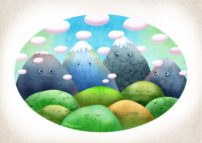 горы с глазами