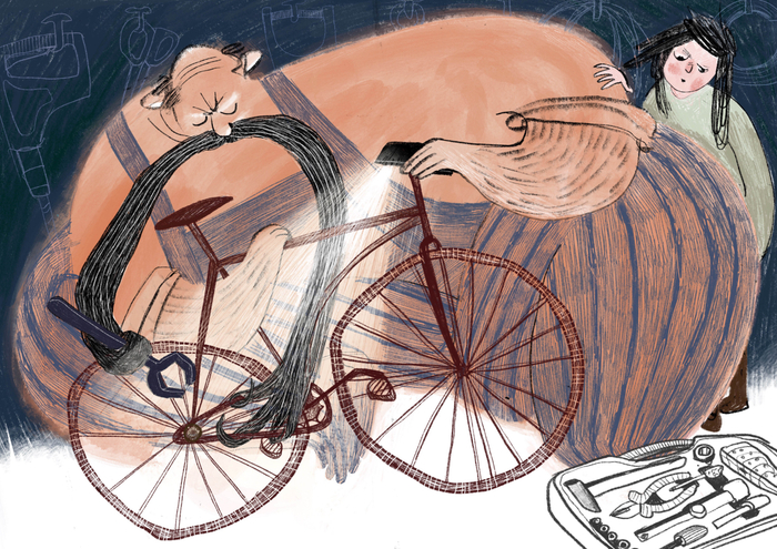 Разворот книги про семью