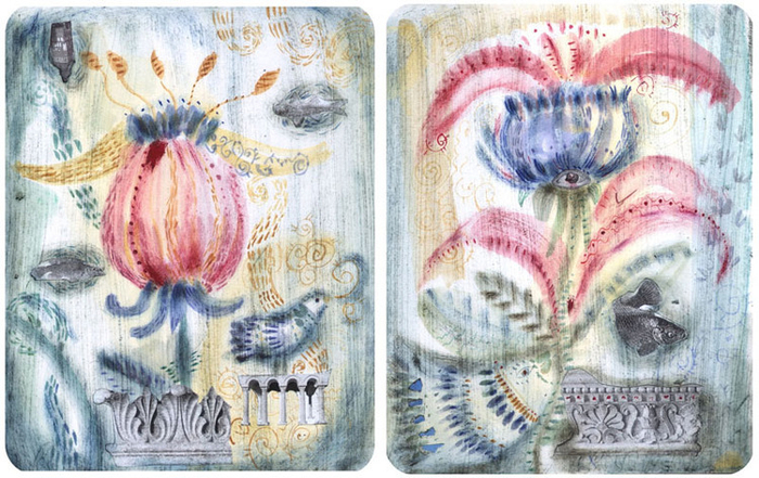 Диптих "Цветы"