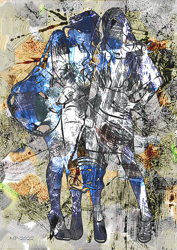 Осенний ультрамарин стиль