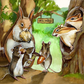 Утро в Дубовой долине