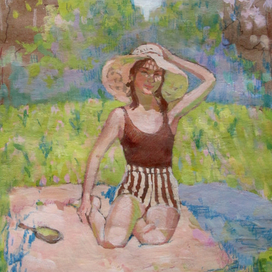 Лето 1995 г  в поместье Малиновка .