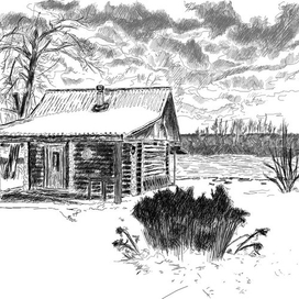 Работа из серии - Голос деревни.