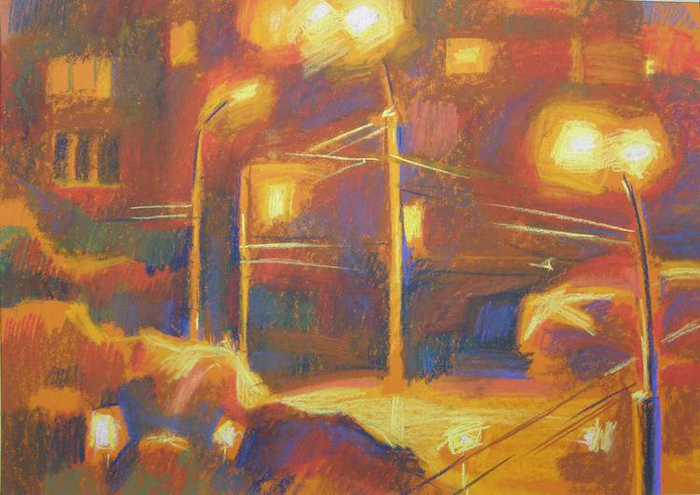 Фонари на Кольском проспекте