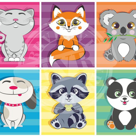 Забавные зверята 