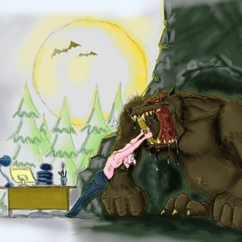 Работа художника