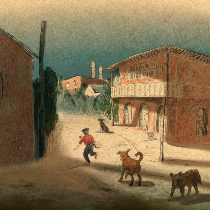 иллюстрация для журнала Баку