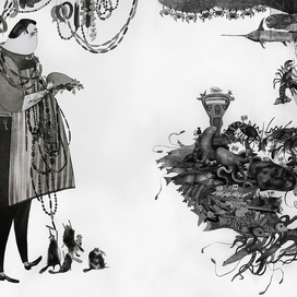 Мэри Поппинс. Мясник и Рыбник (глава 8) разворот 60х80 см