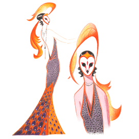 Дама в маске сипухи