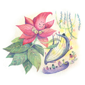 Тайна Пуансеттии и лесной арфы