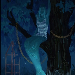 Русалка на ветвях сидит