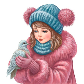 цифровой портрет девочки