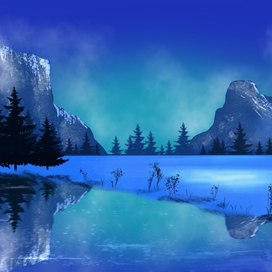 Зимний пейзаж