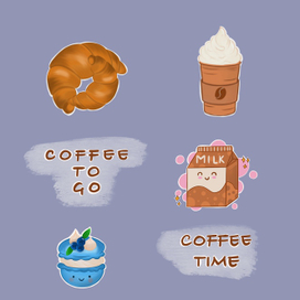Стикерпак :Coffee