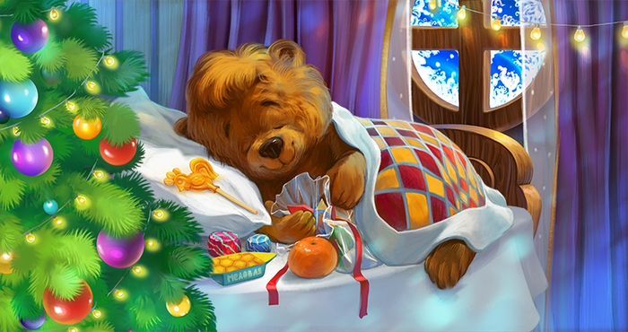 Мишутка спящий