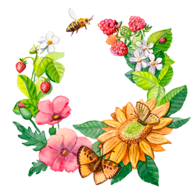 Летний венок