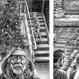 из илл-й к рассказам Алексея Гаранова.