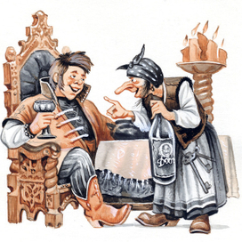 Иллюстрация О. Швец "Кочеток"