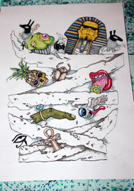 Эскиз рукава 