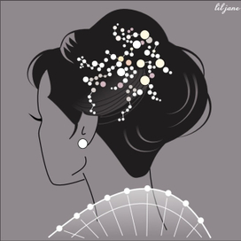 Жемчужная заколка